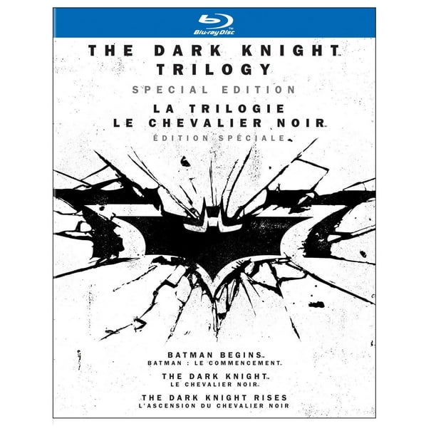 La Trilogie Le Chevalier Noir (Batman : Le Commencement / Le Chevalier Noir / L'Ascension Du Chevalier Noir) (Blu-ray) (Bilingue)