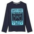 thumbnail image 1 of George Boys' Long Sleeve Graphic Tee, 1 of 2