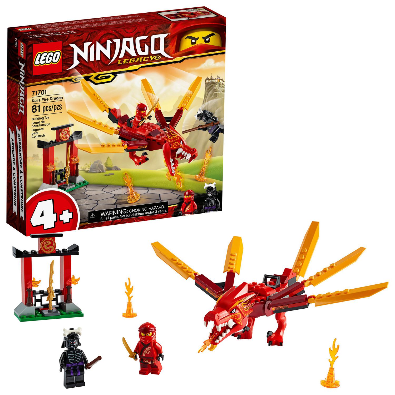 lego ninjago vaisseau rouge