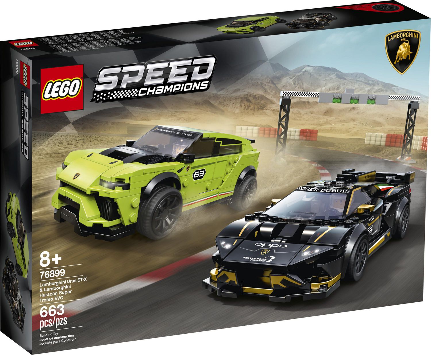 Lego Speed Champions Lamborghini Urus St X And Lamborghini Huracan Super Trofeo Evo 769 Toy Building Kit 663 Pieces Walmart Canada