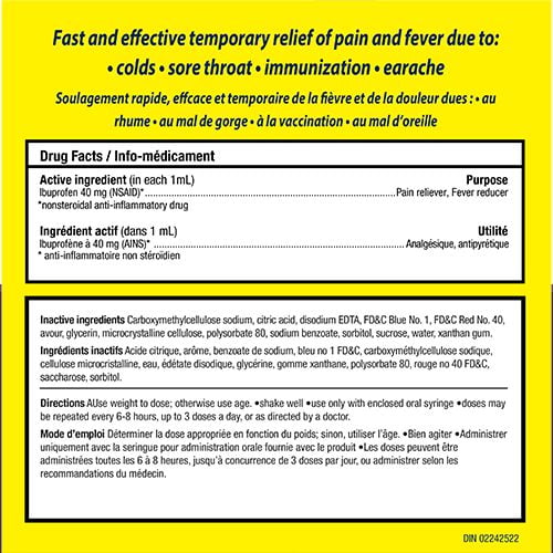 Advil Pediatric Drops Grape 24ml