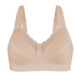 thumbnail image 2 of Exquisite Form #9600535 FULLY Cotton Soft Cup Full-Coverage Bra, Lace, Wire-Free, 2 of 6