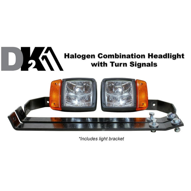 Ensemble de lumières halogenes avec clignotants pour chasse-neige de Detail K2 (avec support compris)