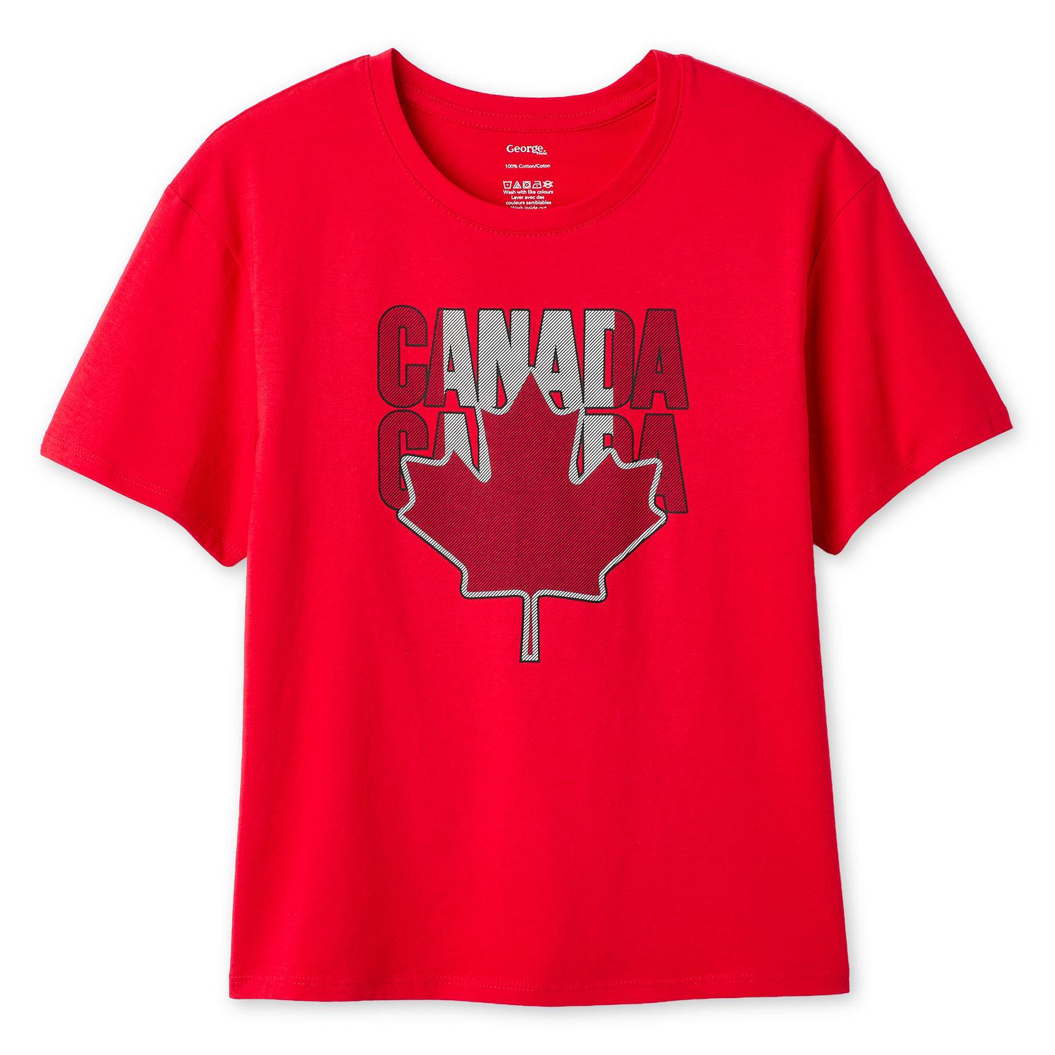T-shirt fête du Canada George pour filles