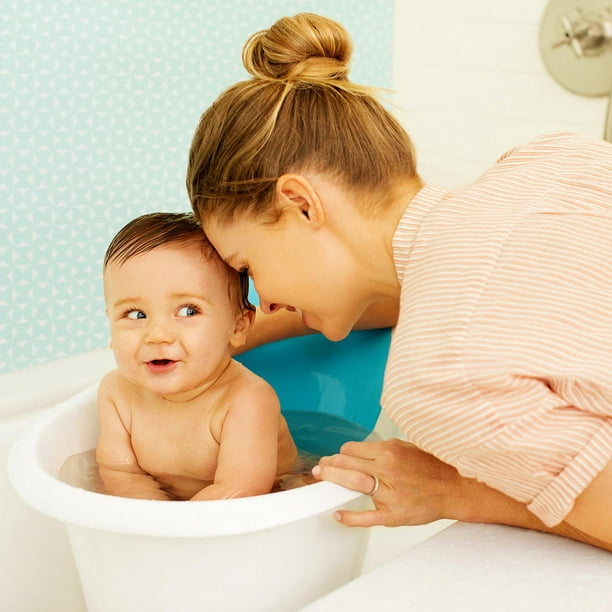 KidEasy Bain pour enfant - pliable et portatif – inclut un berceau en filet  – antidérapant – de 0 à 3 ans (bain + berceau) Fournisseur Canadien 