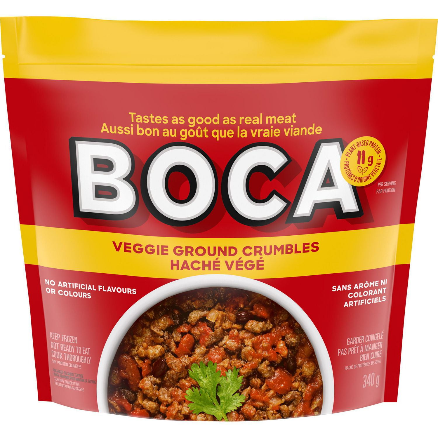 BOCA Veggie Frozen Ground Crumbles Walmart Canada