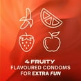 thumbnail image 4 of Durex® Tropical Flavoured Latex Condoms, Assorted, 53mm, 12 Count, 4 of 6