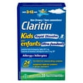 thumbnail image 1 of Claritin Kids Rapid Dissolve Allergy Medication - 24 Hour Non-Drowsy Kids Allergy Medicine, Antihistamines For Kids, Fast Allergy Relief Of Itchy, Watery, Red Eyes, Sneezing, Runny Nose, 1 of 10