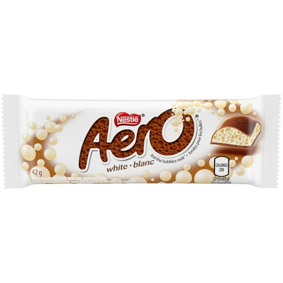 Barre de chocolat NESTLÉ AERO Blanc et Lait