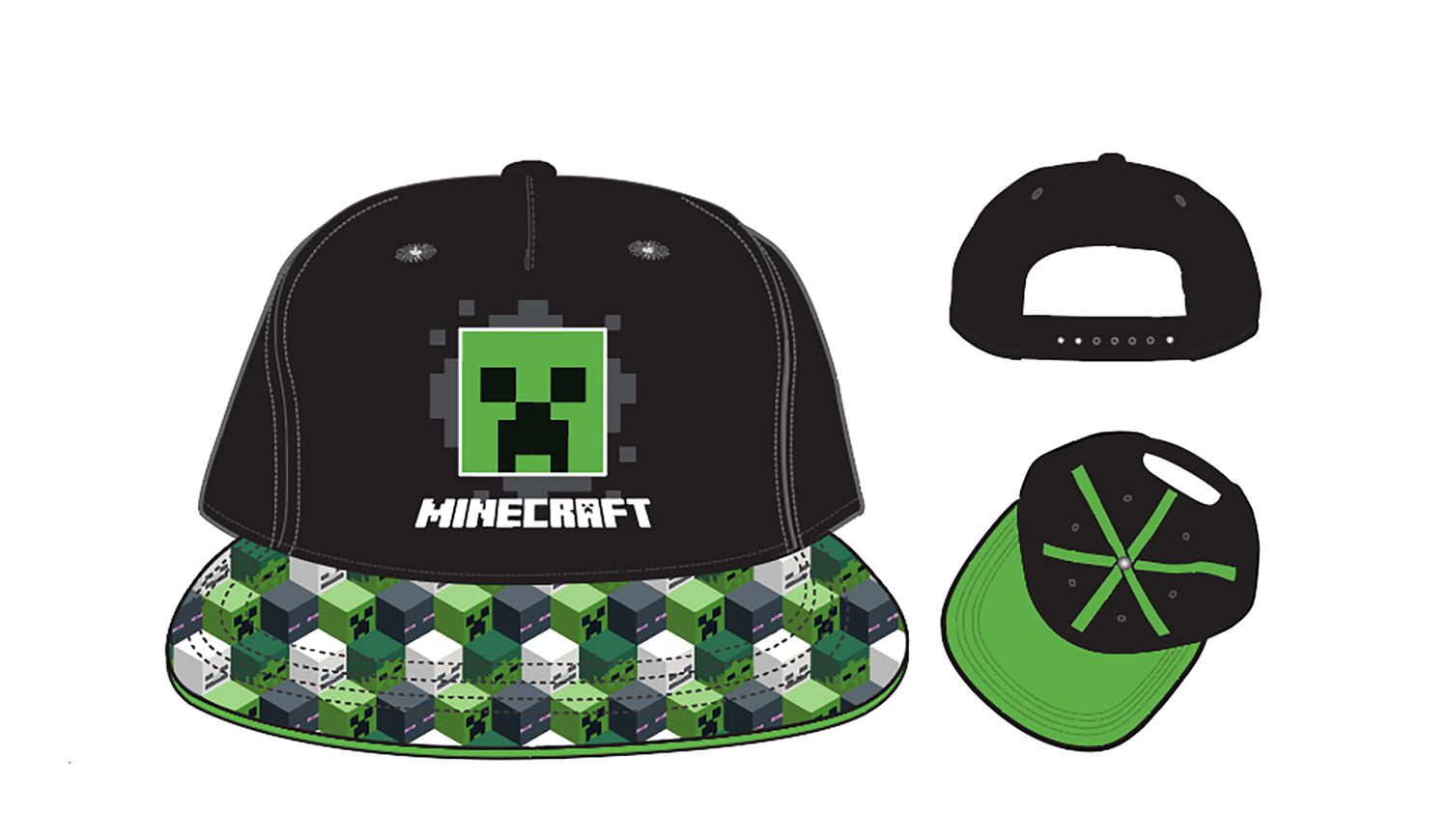 Licensed Minecraft snapback Youth hat