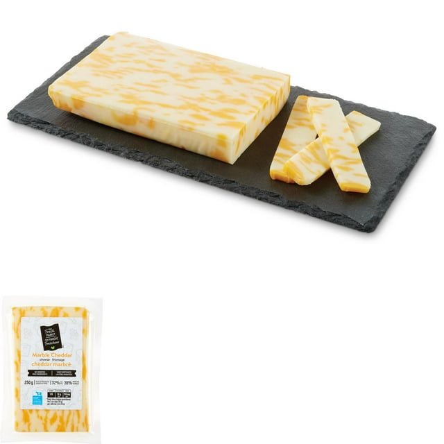 Fromage cheddar marbré Mon marché fraîcheur