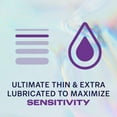 thumbnail image 4 of Durex® Invisible Ultimate Thin Extra Lubricated Latex Condoms, 52mm, 8 ct, 4 of 6