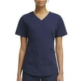 thumbnail image 3 of Scrubstar Women's Core Essentials Stretch Poplin V-Neck Scrub Top, 3 of 7