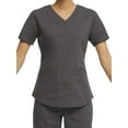 thumbnail image 3 of Scrubstar Women's Core Essentials Stretch Poplin V-Neck Scrub Top, 3 of 7