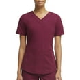 thumbnail image 1 of Scrubstar Women's Core Essentials Stretch Poplin V-Neck Scrub Top, 1 of 6