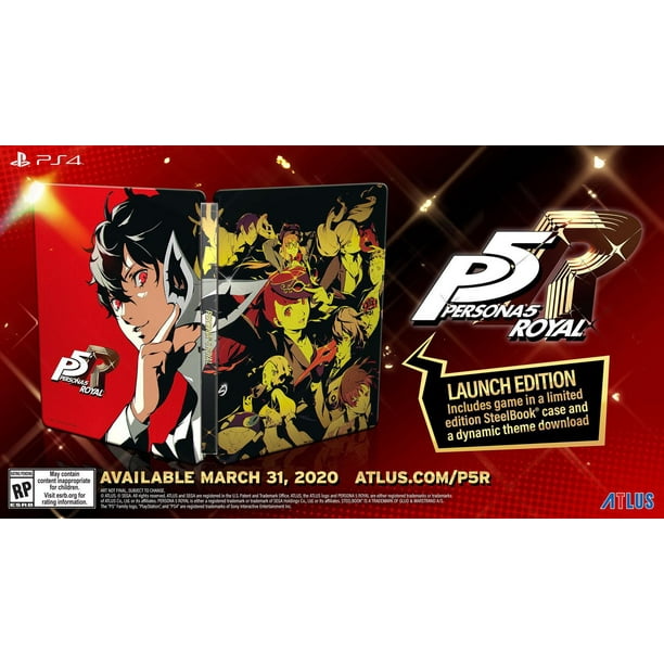 Jeu vidéo Persona 5 Royal Steelbook Launch Edition pour (PS4)
