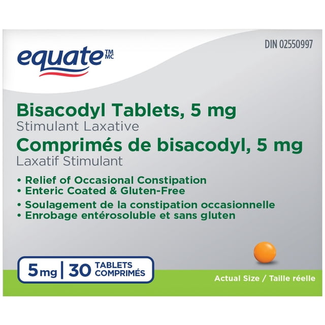 Equate Bisacodyl Tablets