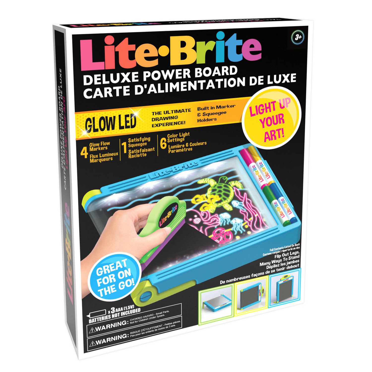 Peg Brite - Tableau lumineux à led inspiré du jeu Magic Light