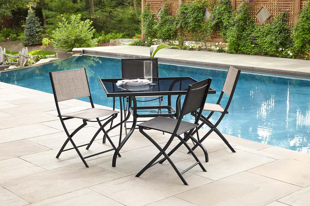 Mainstays Glass Top Outdoor Dining Table Glass Designs