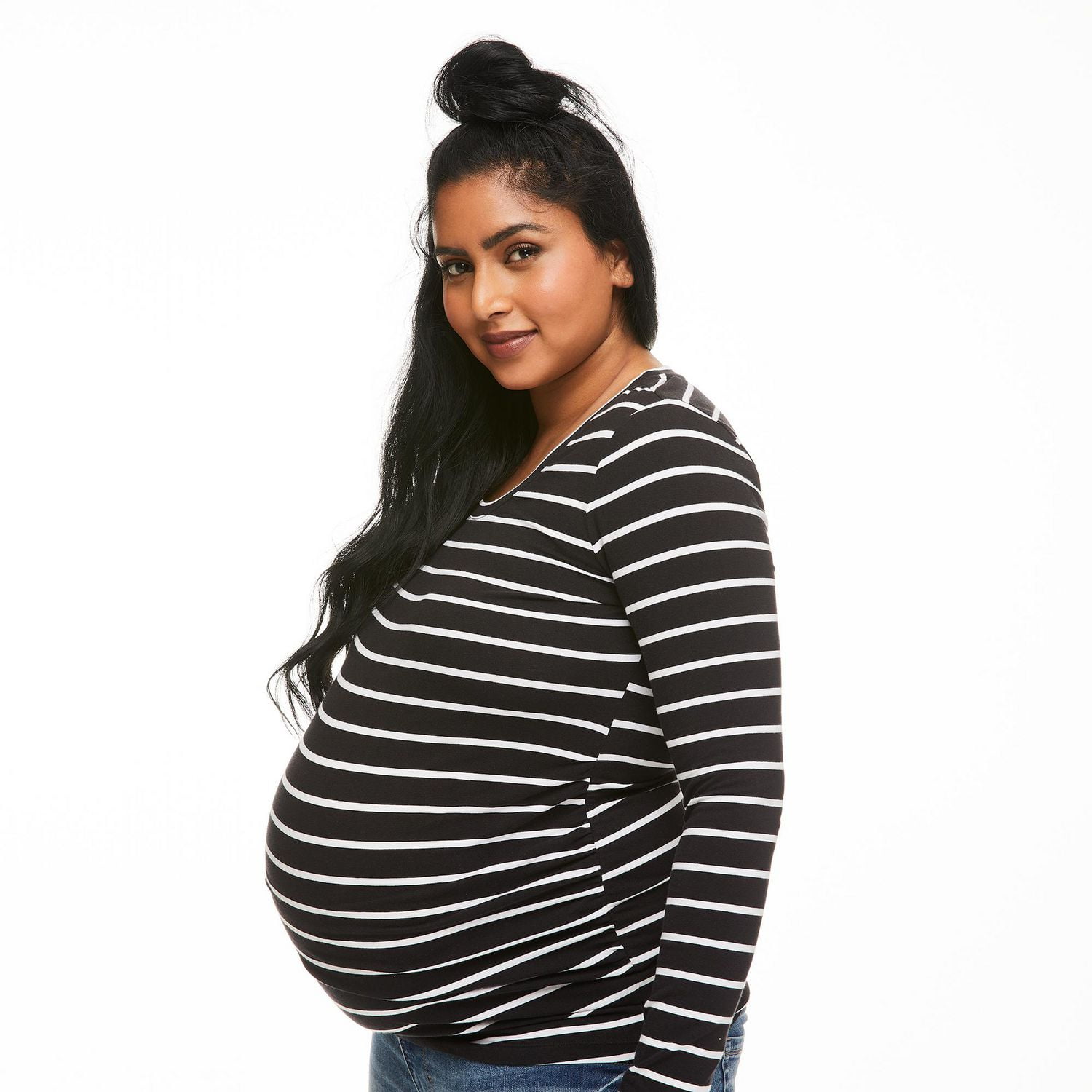 Paisley Sky Maternity Long Sleeve Tunic