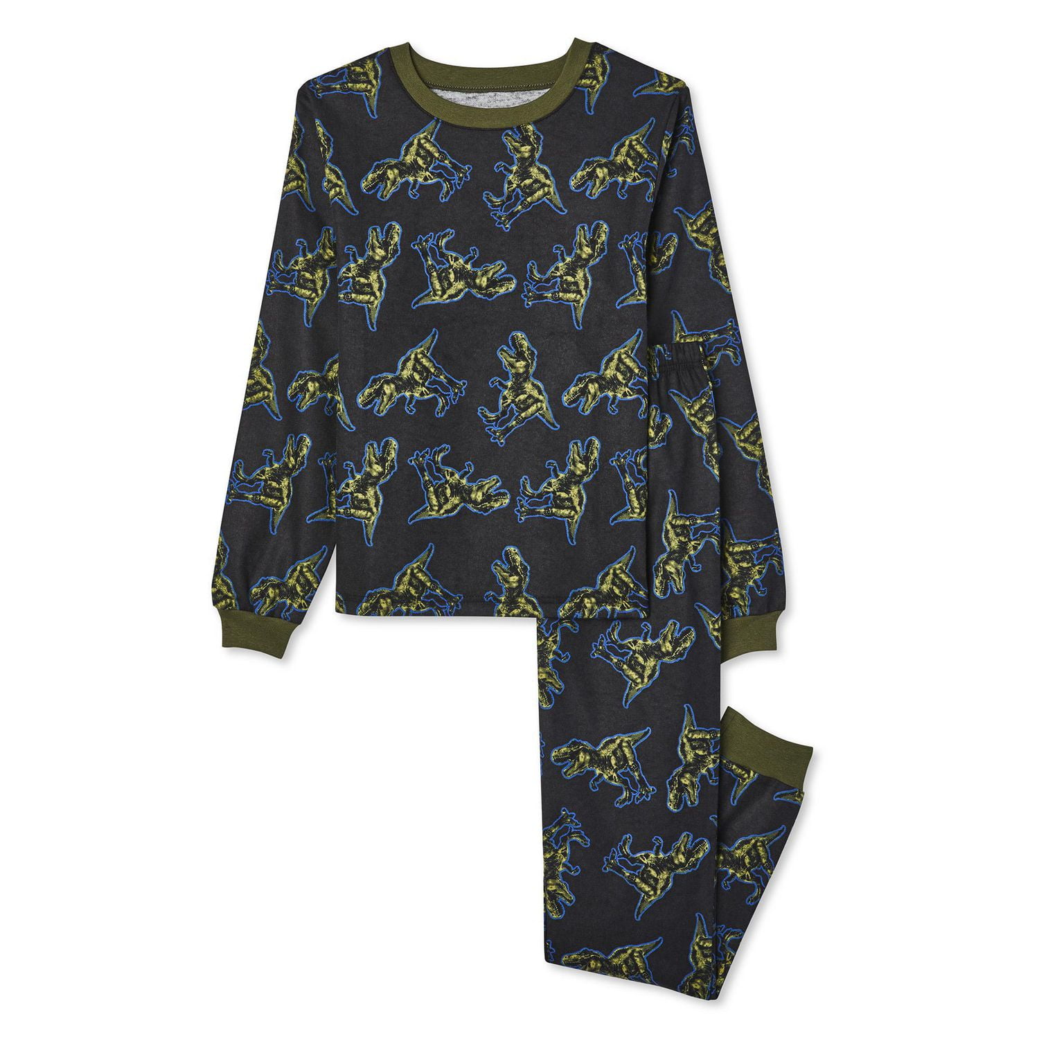 George Boys' Flannel Pajamas 2-Piece Set - Walmart.ca