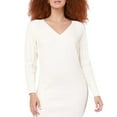 thumbnail image 2 of DV L/S V-neckline, cable knit sweater dress, 2 of 6