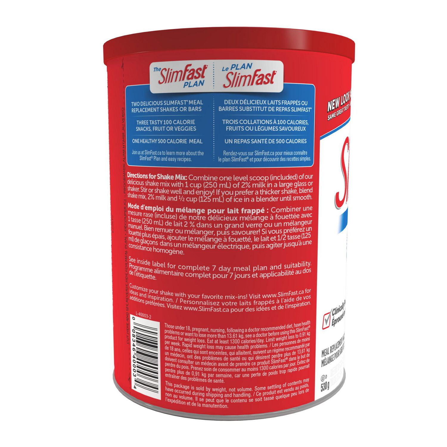 Slim Fast Milk Powder Vanilla, 340g : : Grocery & Gourmet Foods