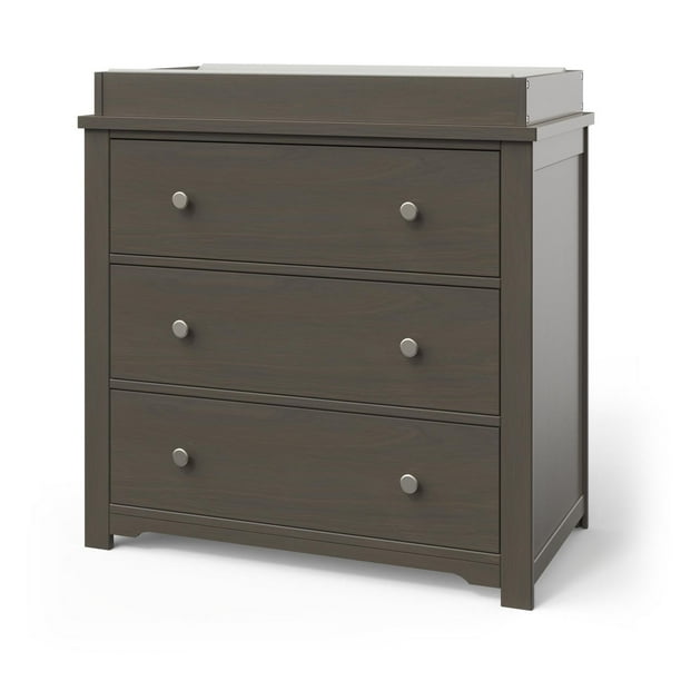 Forever Eclectic Harmony 3Drawer Dresser with Changing Table Topper