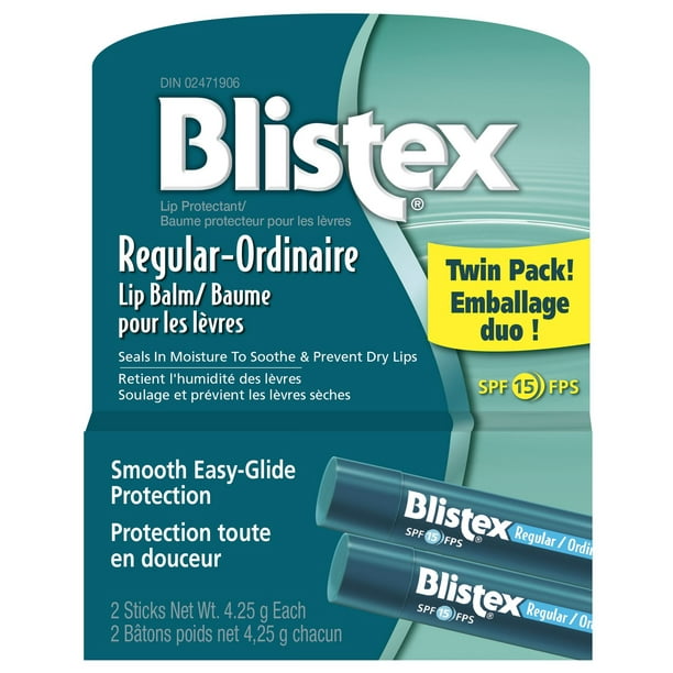 Écran solaire / baume protecteur pour les lèvres BlistexMD - paquet de 2