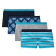 thumbnail image 2 of No Boundaries Women's Seamless Boy Shorts 4-Pack, 2 of 3