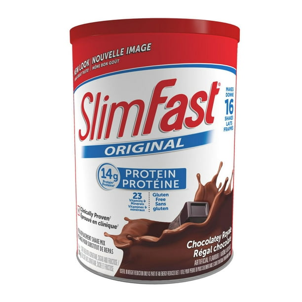 Mélange pour substitut de repas au régal chocolaté de SlimFast 530g