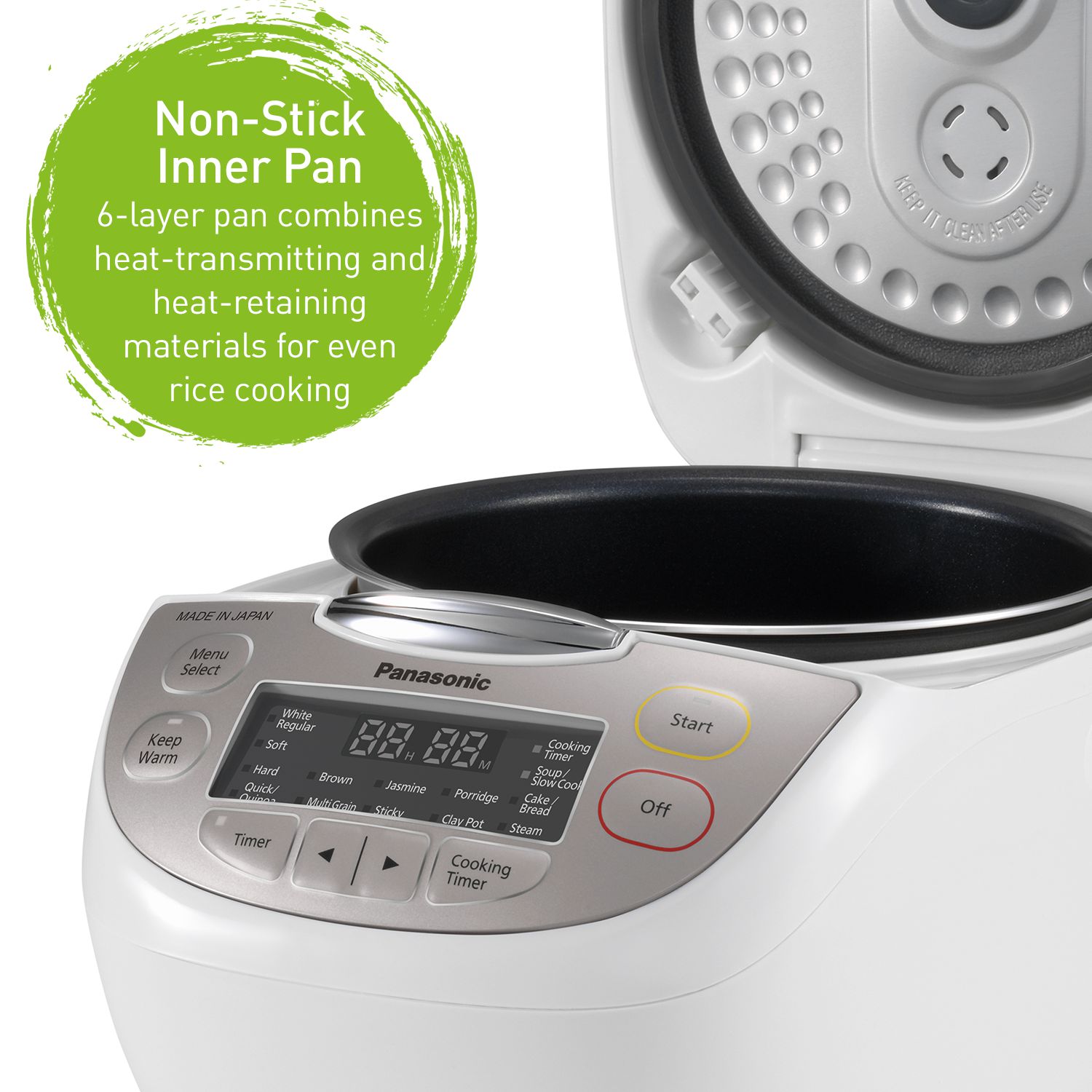 National Rice Cooker SR-18GHFN,10 cup. Tested