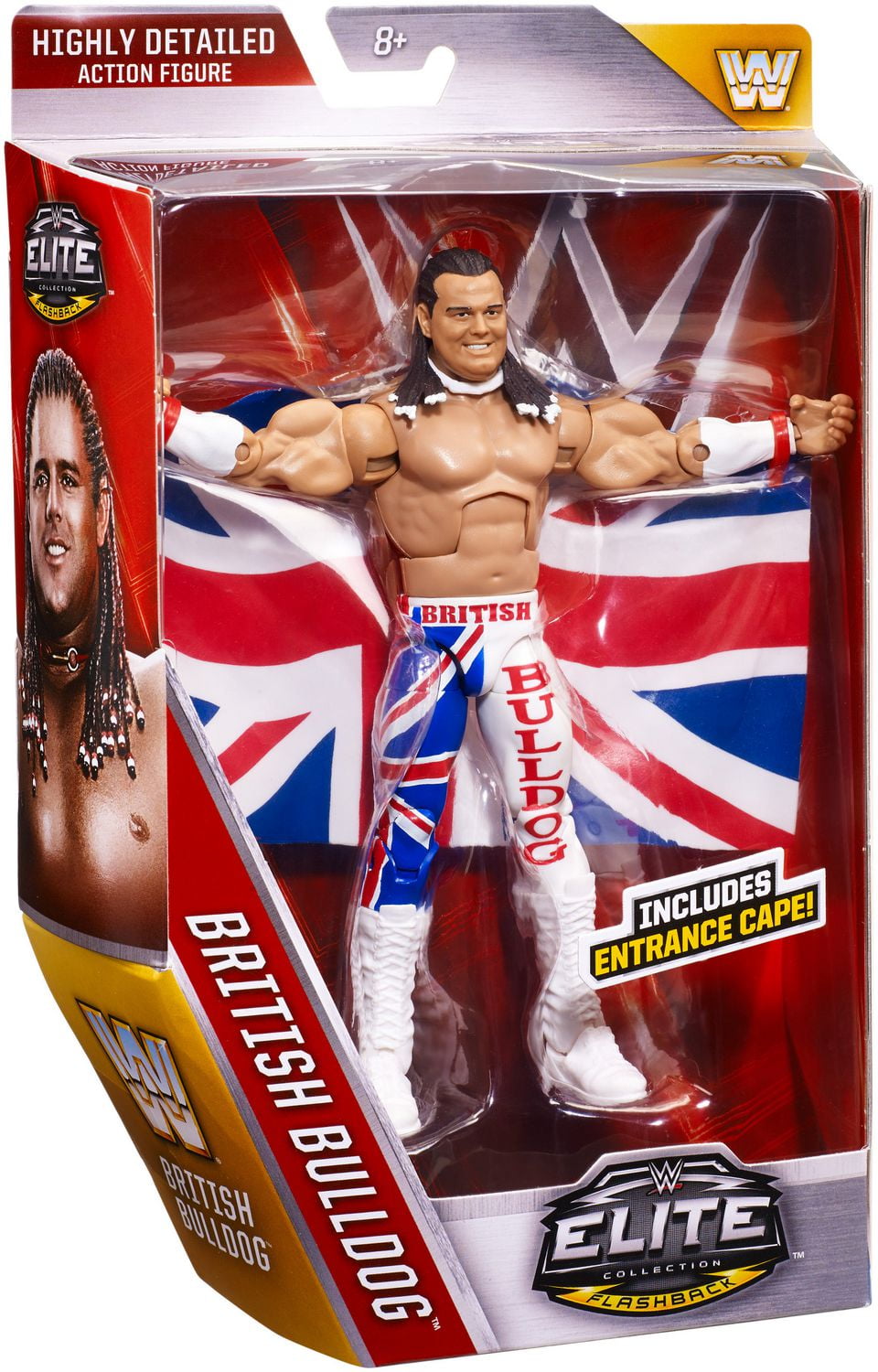 British bulldog wrestling deals figure