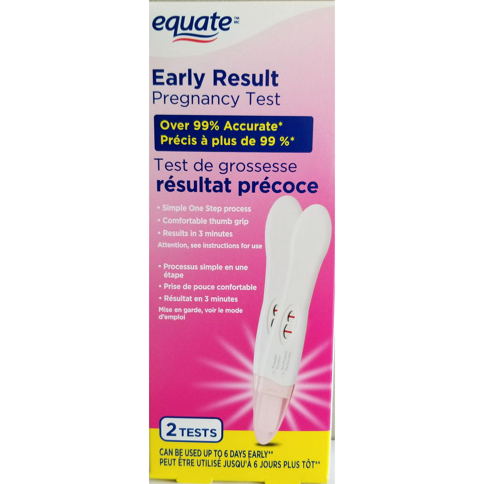 2-Pack) Early Pregnancy Test Kit One Step Urine 99% Accuracy