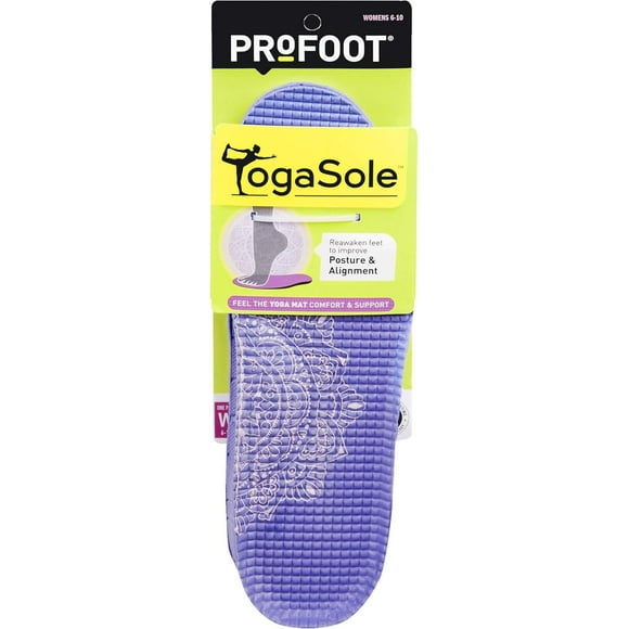 Profoot YogaSole Insoles, Women's, Feel the yoga mat comfort and support.