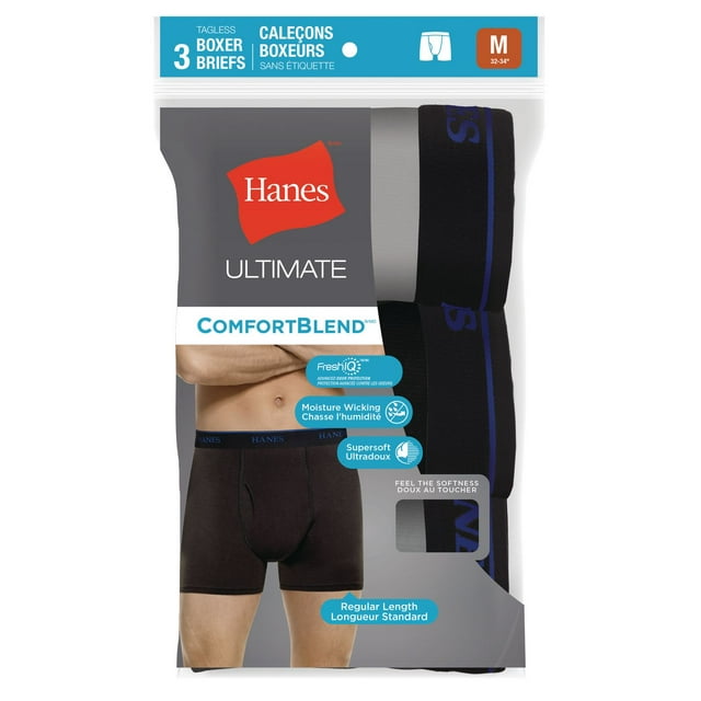 Hanes Men's 3 Pack Classics Comfortblend Boxer Brief