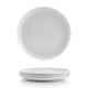 Safdie & Co. Vaisselle de Luxe en Porcelaine Ensemble de 4 Assiettes à Salade Superwhite – image 1 sur 2