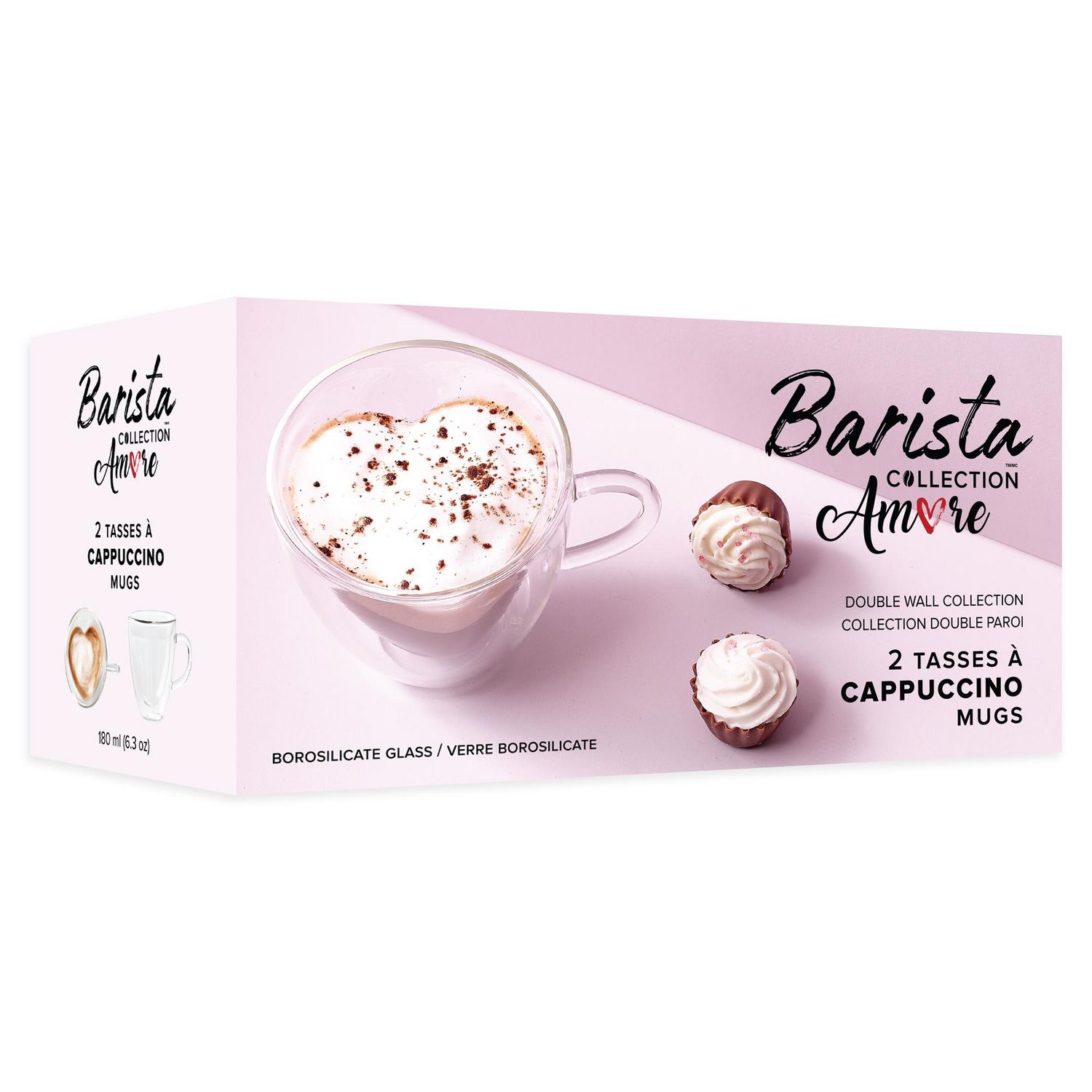 Tasses à Cappuccino 385ml, Collection Barista