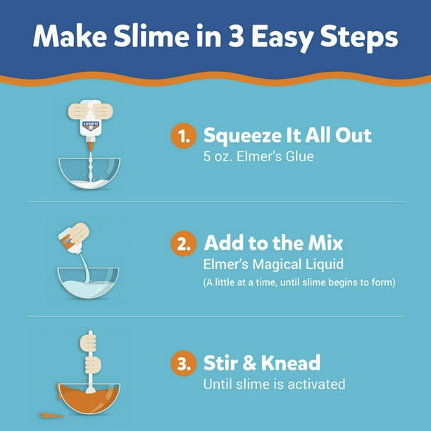 Elmer’s Celebration Slime Kit | Slime Supplies Include Assorted Magical  Liquid Slime Activators and Assorted Liquid Glues, 10 Count