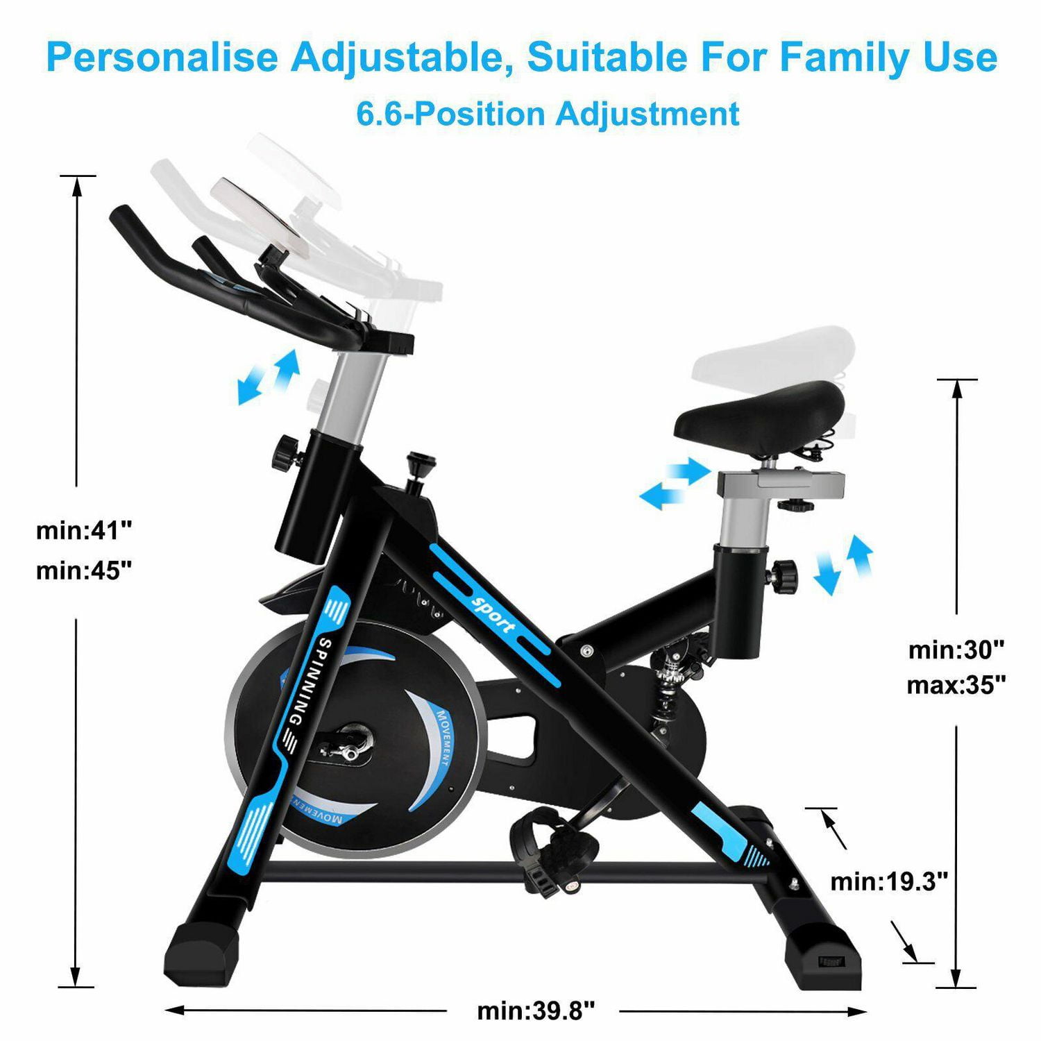 Vélo discount stationnaire couché