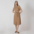thumbnail image 3 of Devoted, Belted Utility Midi Dress, Sizes XS-XL, 3 of 4