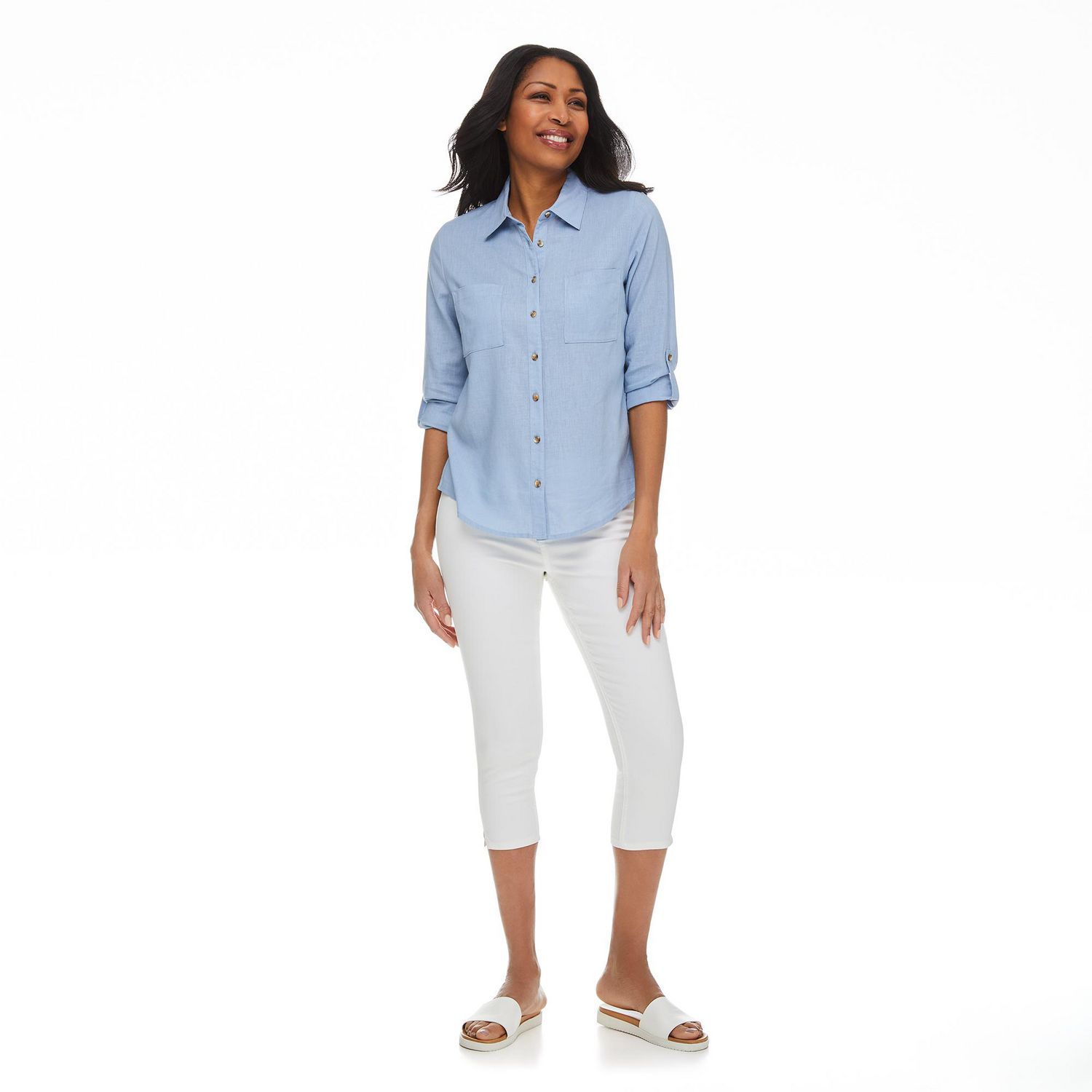 Penmans Women's Roll Cuff Shirt - Walmart.ca