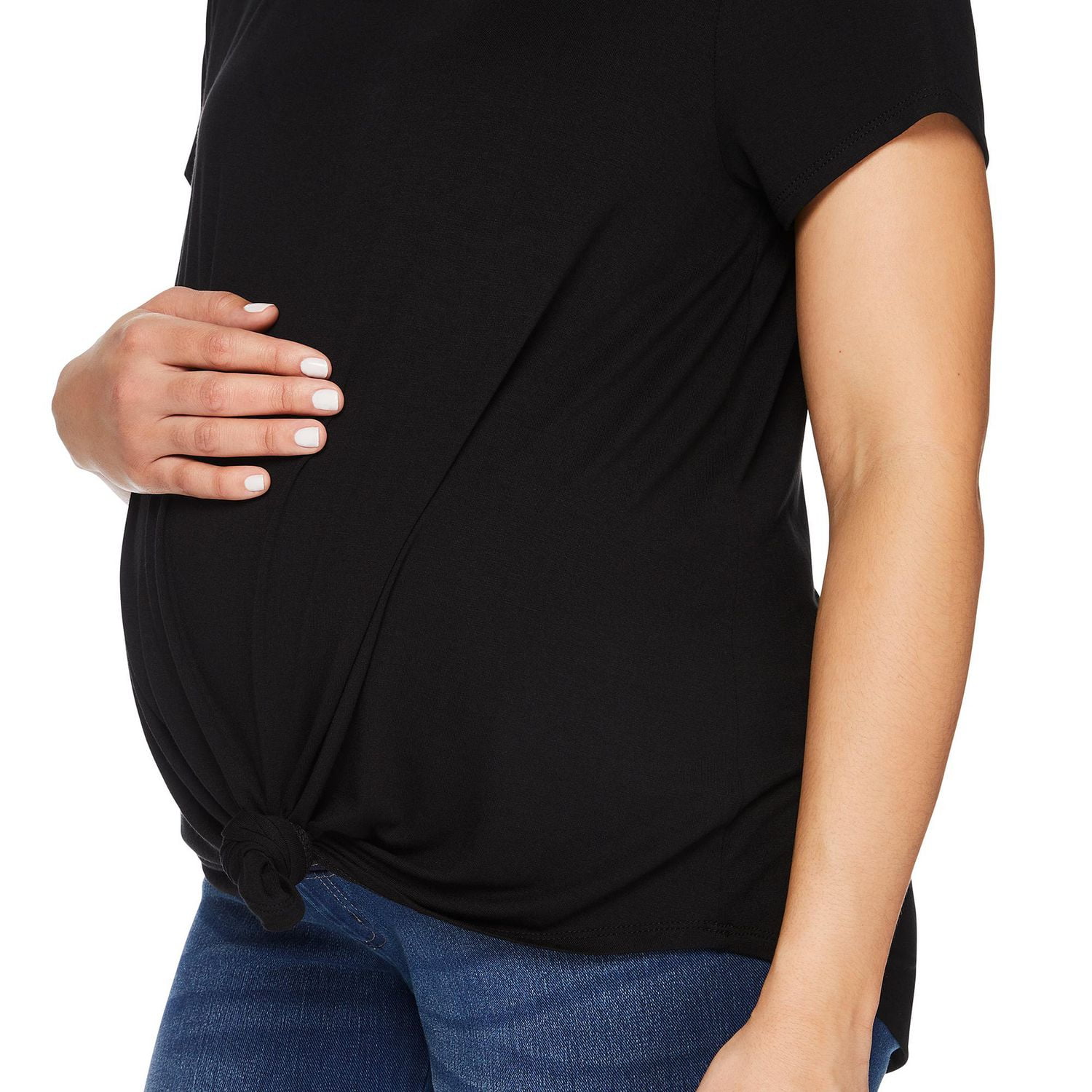 Paisley Sky Maternity Short Sleeve Tunic Tee