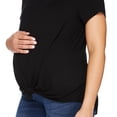 thumbnail image 4 of Paisley Sky Maternity Short Sleeve Tunic Tee, 4 of 6