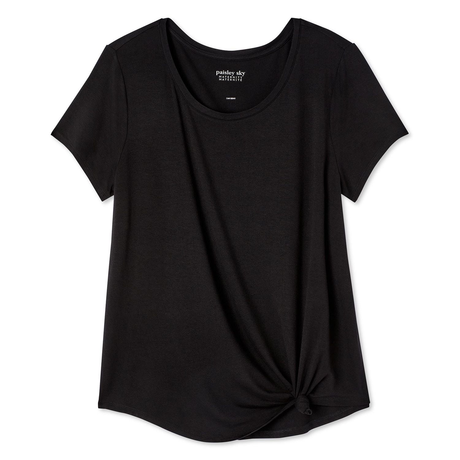 Paisley Sky Maternity Short Sleeve Tunic Tee