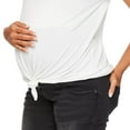 thumbnail image 4 of Paisley Sky Maternity Short Sleeve Tunic Tee, 4 of 6