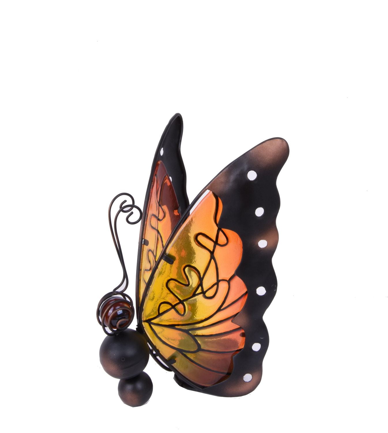 Hometrends Solar Orange Butterfly Decor | Walmart Canada