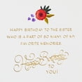 thumbnail image 3 of Hallmark Signature Birthday Card for Sister (Elegant Cake), 3 of 6