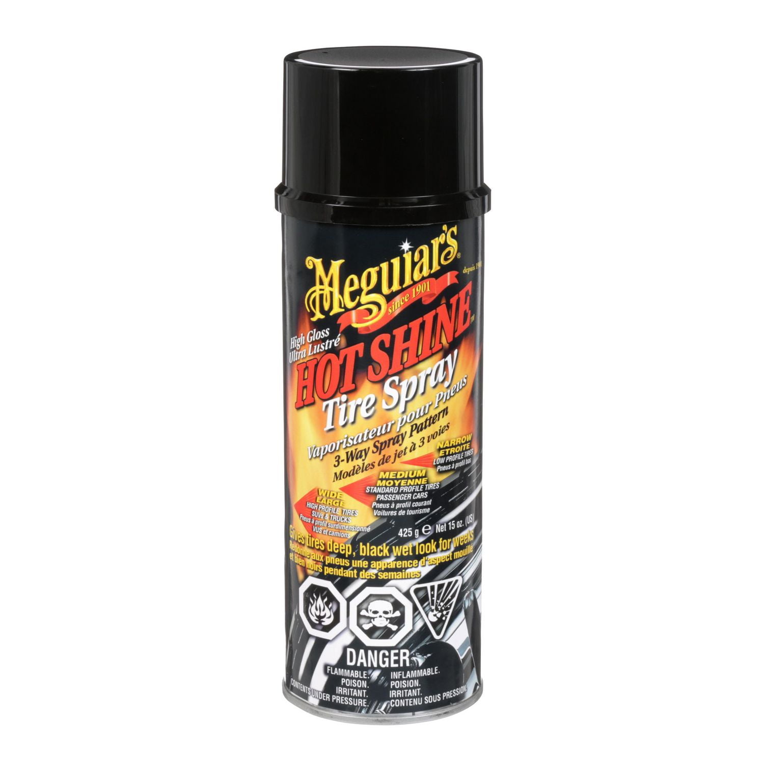 Meguiar's® Hot Shine™ Tire Spray G12115C Walmart Canada