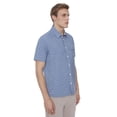thumbnail image 2 of Dark Black Men's 4 Way Stretch s/s button down shirt, 2 of 6